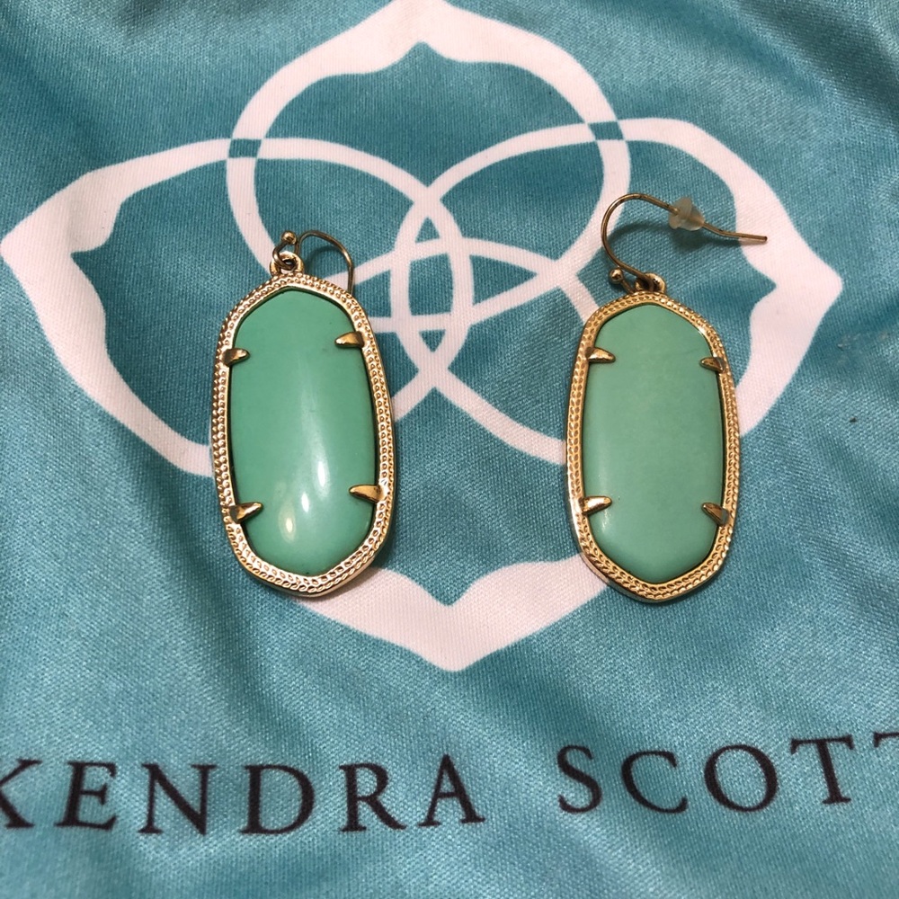 Kendra Scott Elle Mint Green Earrings